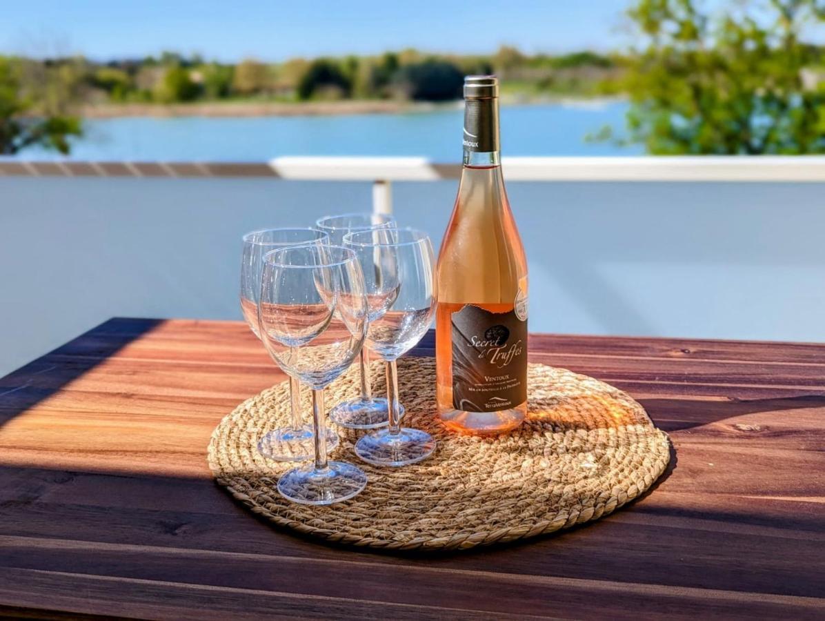 Lakeside Provence - Appartement 4 Etoiles Face Au Lac De Monteux Bagian luar foto